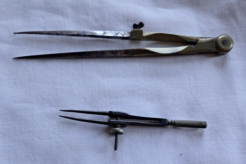 antieke passers, Ophalen of Verzenden, Gebruikt