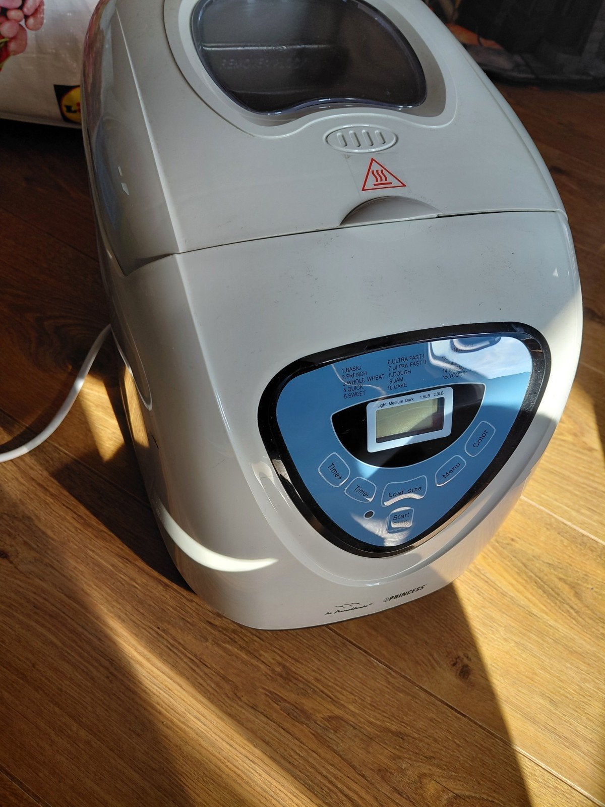 Princess La Panetteria Broodbakmachine - Zo goed als nieuw, Kijkvenster, 800 tot 1200 gram deeg, Zo goed als nieuw, Ophalen