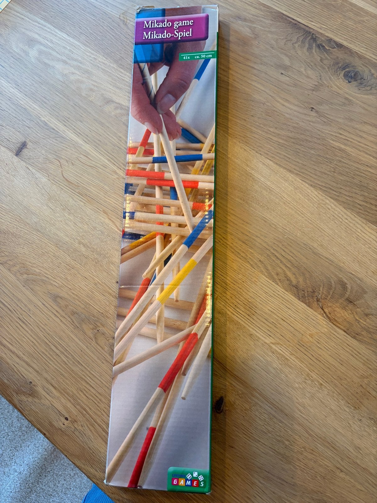 Mikado XL met stokjes van ca. 50 cm, Ophalen, Gebruikt