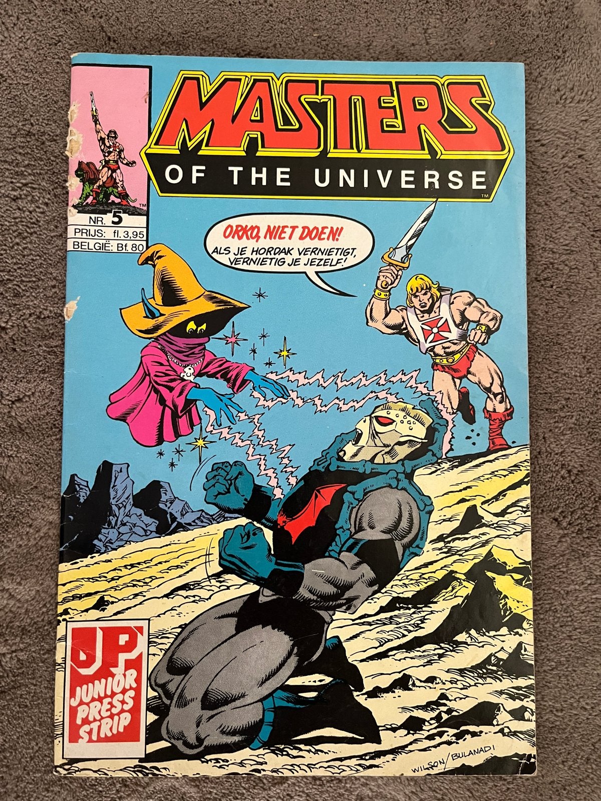 Masters of the Universe Stripboek Nr. 5 - Junior Press, Eén stripboek, Ophalen of Verzenden, Gelezen