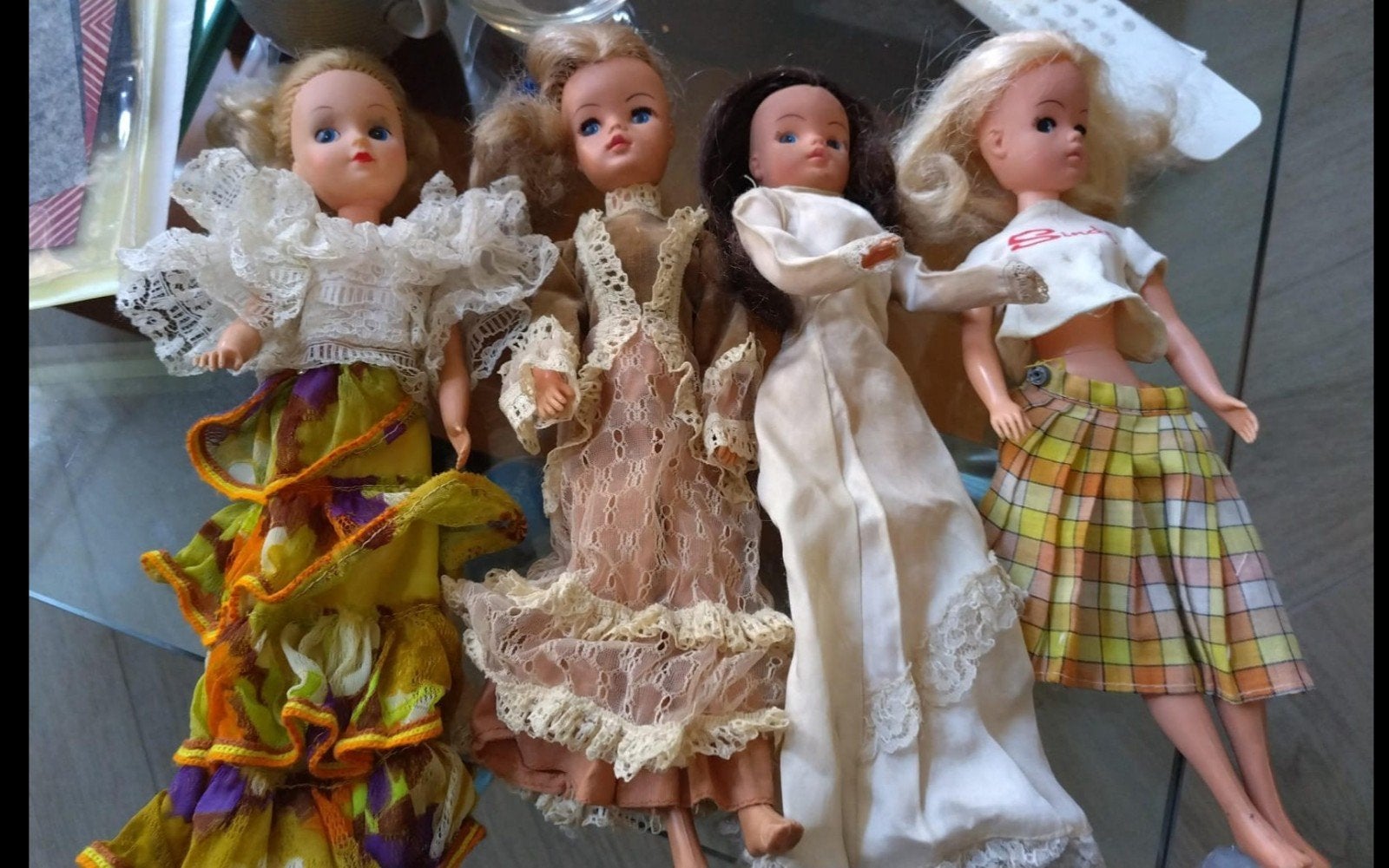 Sindy/Fleur poppen uit de jaren '70/'80 - Vintage Collecti, Ophalen of Verzenden, Gebruikt, Fashion Doll