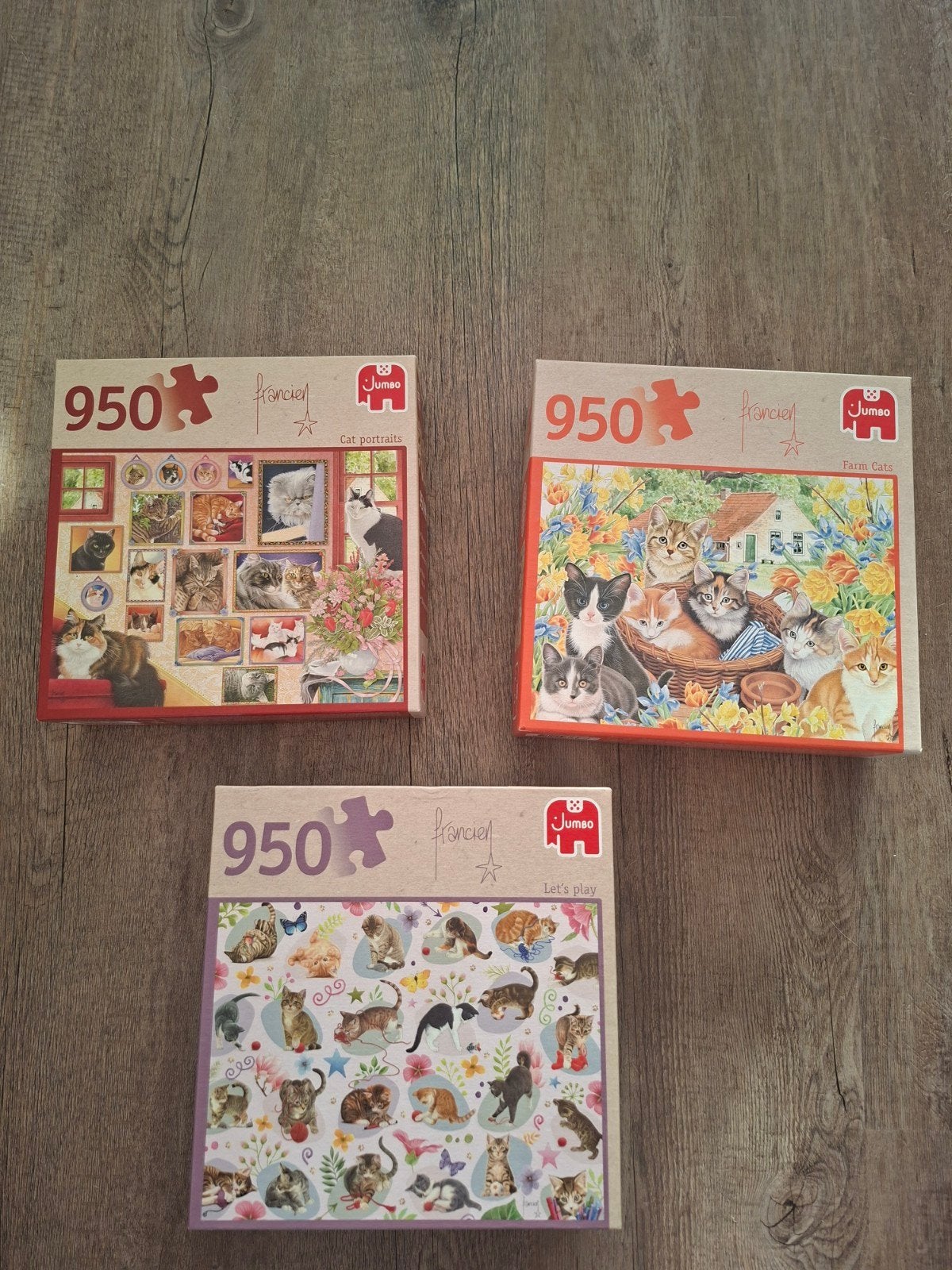 franciens katten puzzels, Ophalen of Verzenden, 500 t/m 1500 stukjes