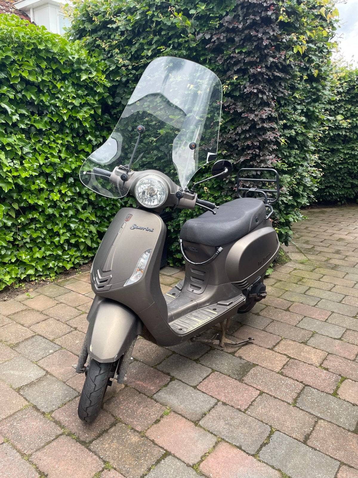 La souris geel kenteken scooter met een rateltje, Gebruikt, Benzine, Ophalen, Overige merken