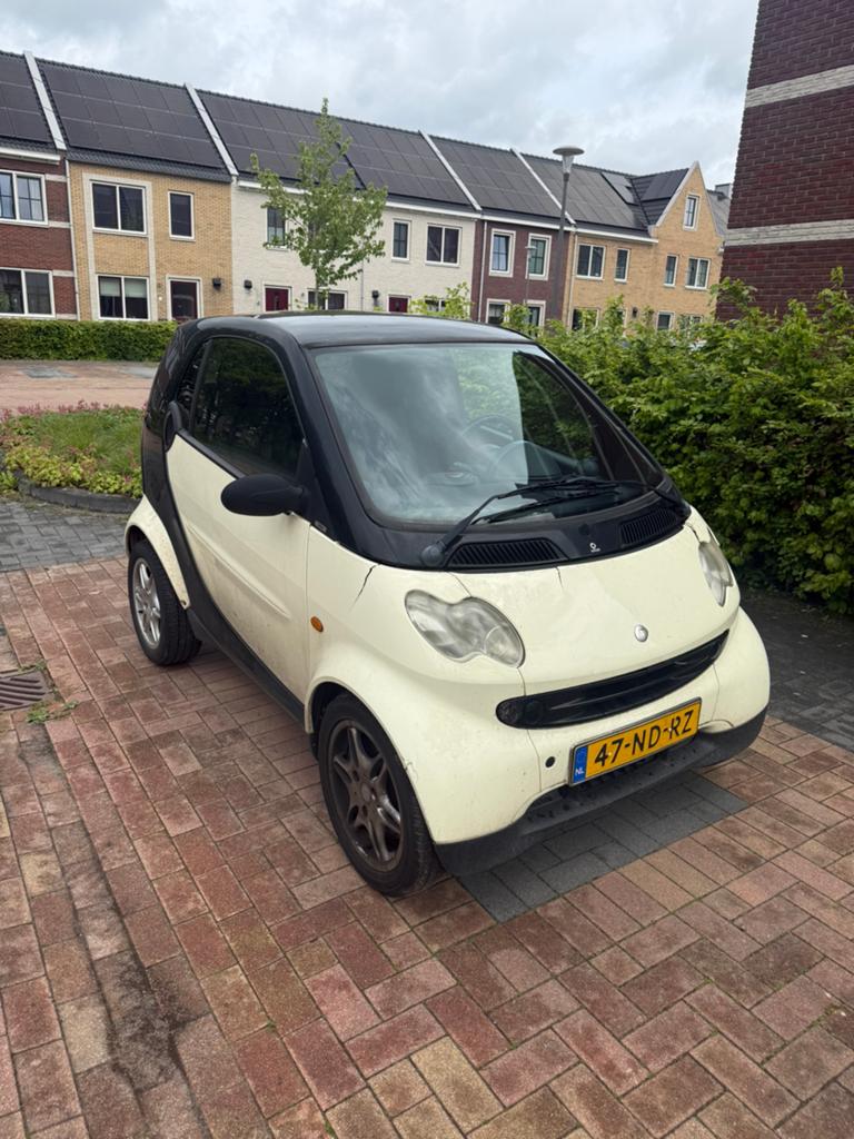 Smart 0.7 City Coupe 45KW AUT 2003 Zwart ONDERDELEN, Achterwielaandrijving, 18 €/maand, 61 pk, Zwart