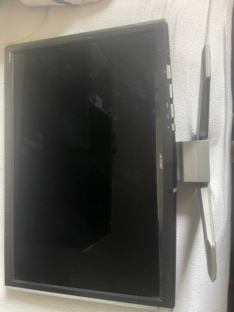 Acer P203W LCD Monitor - Werkt nog, zonder powerkabel, Computers en Software, Monitoren, Ophalen of Verzenden, Gebruikt, 60 Hz of minder