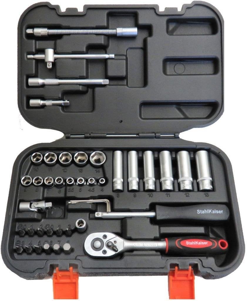 Dop set 42 dlg. Chroom vanadium, Ophalen of Verzenden, -, -, -