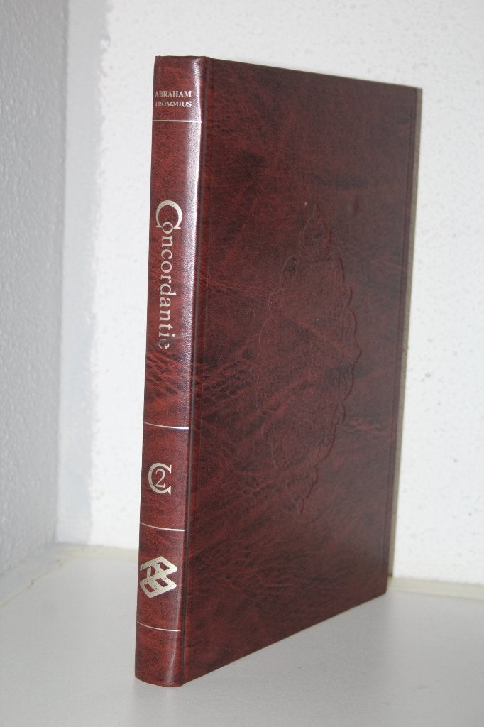 Abraham Trommius - Concordantie deel 2, reprint uitgave 1751, Boeken, Ophalen of Verzenden, Gelezen, Christendom | Protestants