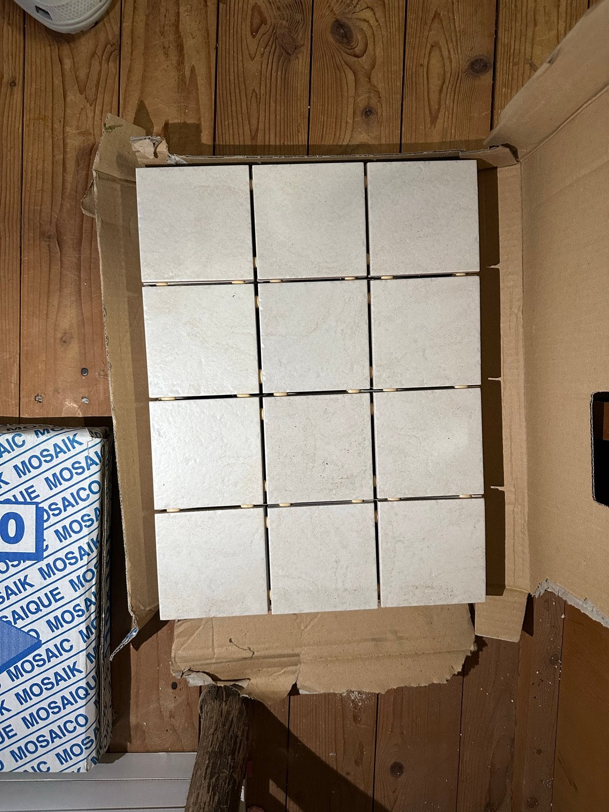 Nieuwe keramische tegels 10x10 cm - Onice Bianco, Ophalen, Keramiek, Nieuw, Minder dan 20 cm