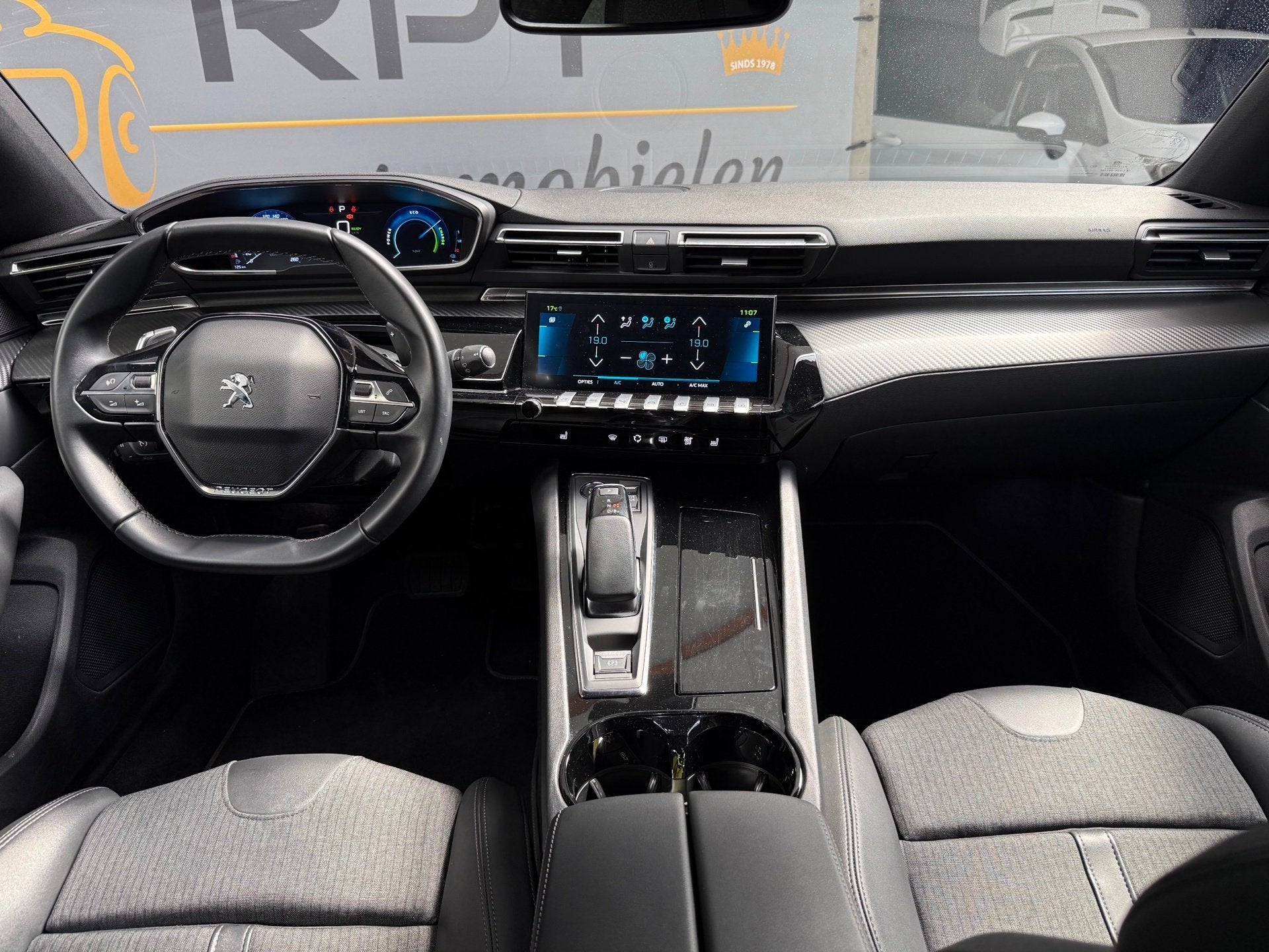 Peugeot 508 SW 1.6 HYbrid 225 Allure, Auto's, Peugeot, Gebruikt, Zwart, 4 cilinders, Blauw