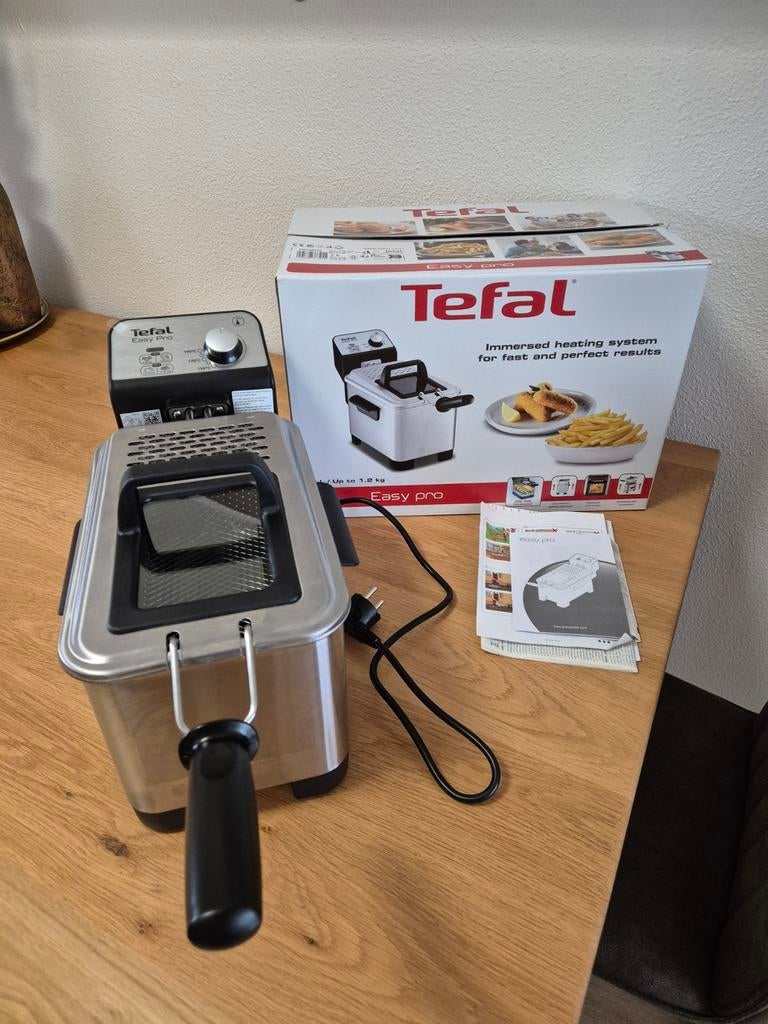 Zgan Tefal easy pro friteuse., 4 liter of meer, Ophalen, Zo goed als nieuw