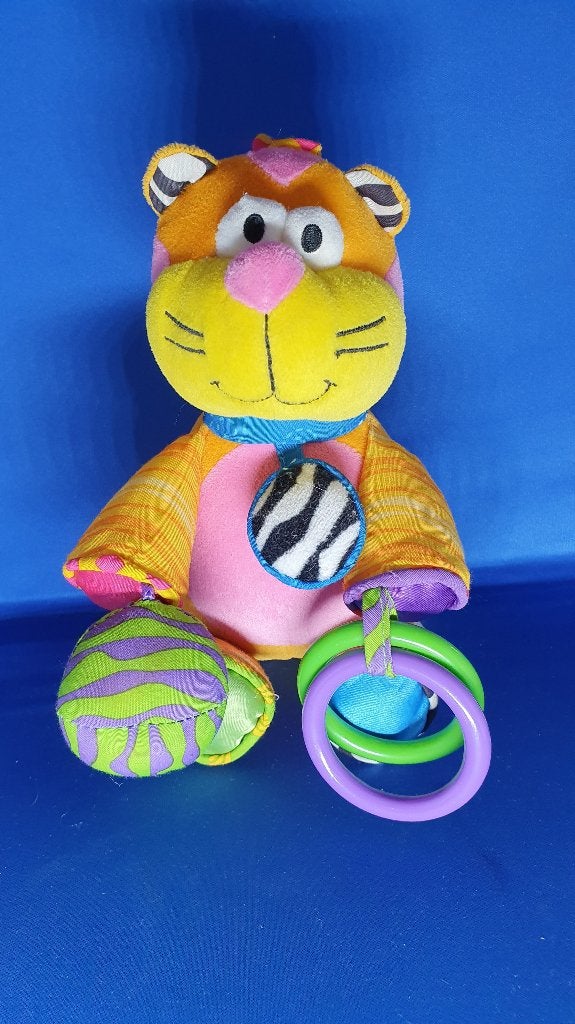 Lamaze Poes, hanger voor Maxi-Cosi of box. 22cm. T1, Kinderen en Baby's, Speelgoed | Knuffels en Pluche, Gebruikt, Overige typen