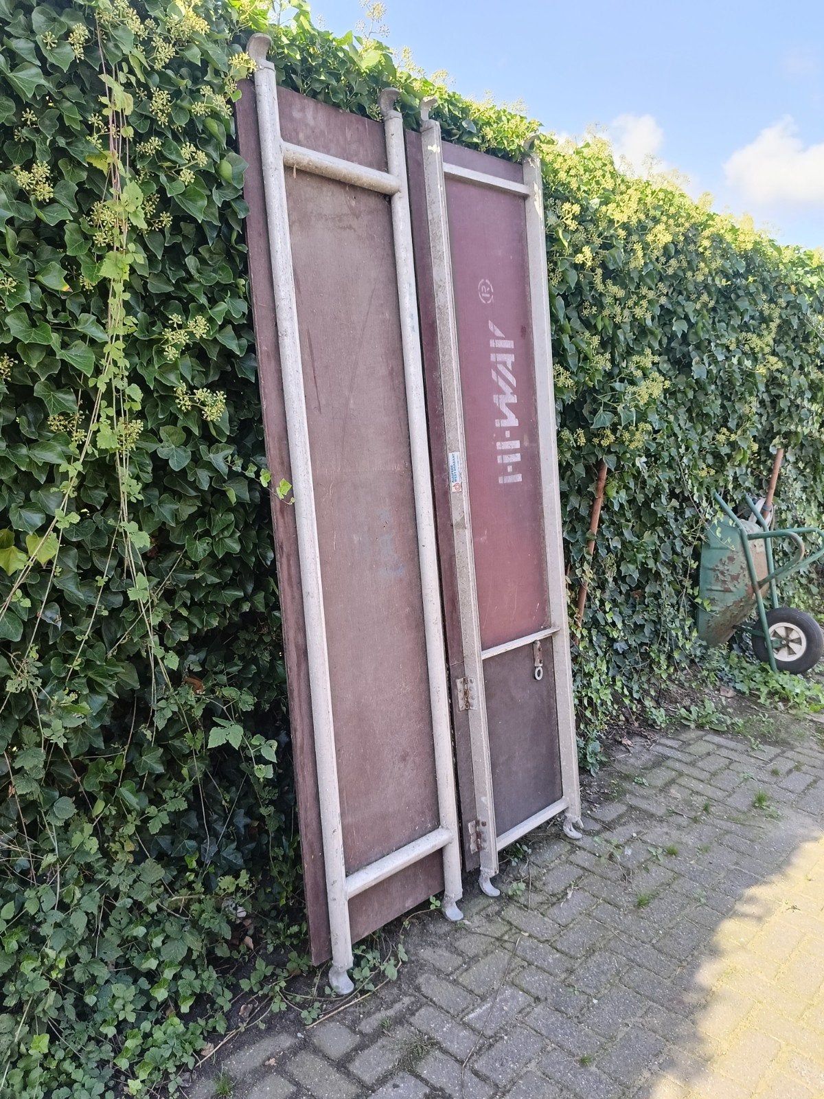 2 x steigerplateau alu, Ophalen, Rolsteiger of Kamersteiger, 5 meter of hoger