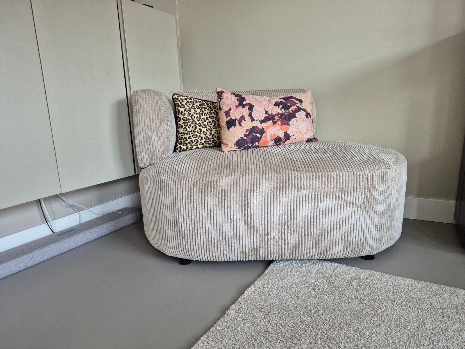 Scotty Mocca fauteuil van Woood te koop, Ophalen, Modern, Comfortabel, Zo goed als nieuw, Stof