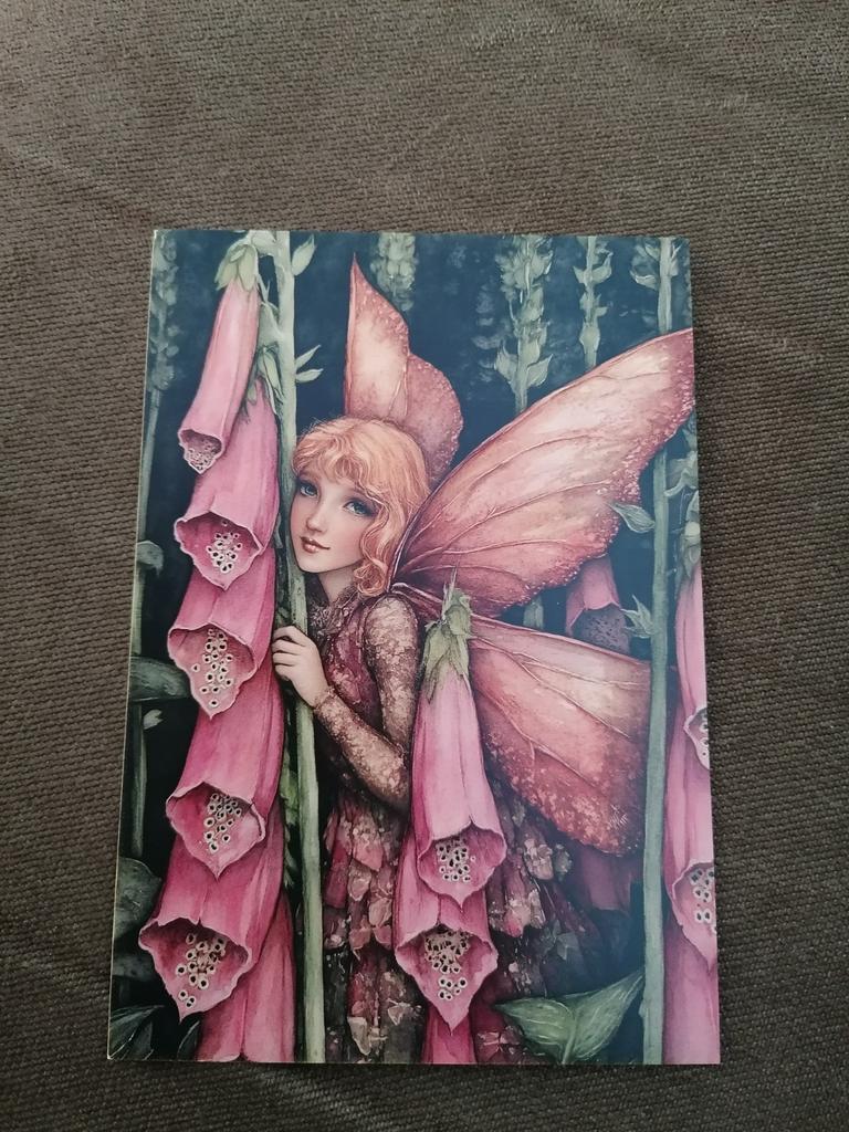 Flower fairy kaart 10x14 nieuw,, Verzenden, Nieuw