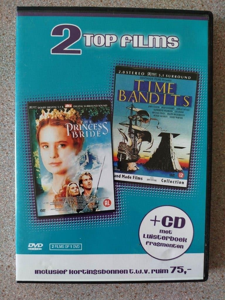 The Princess Bride & Time Bandits DVD + CD Luisterboek, Engels, Overige genres, Ophalen of Verzenden, Zo goed als nieuw