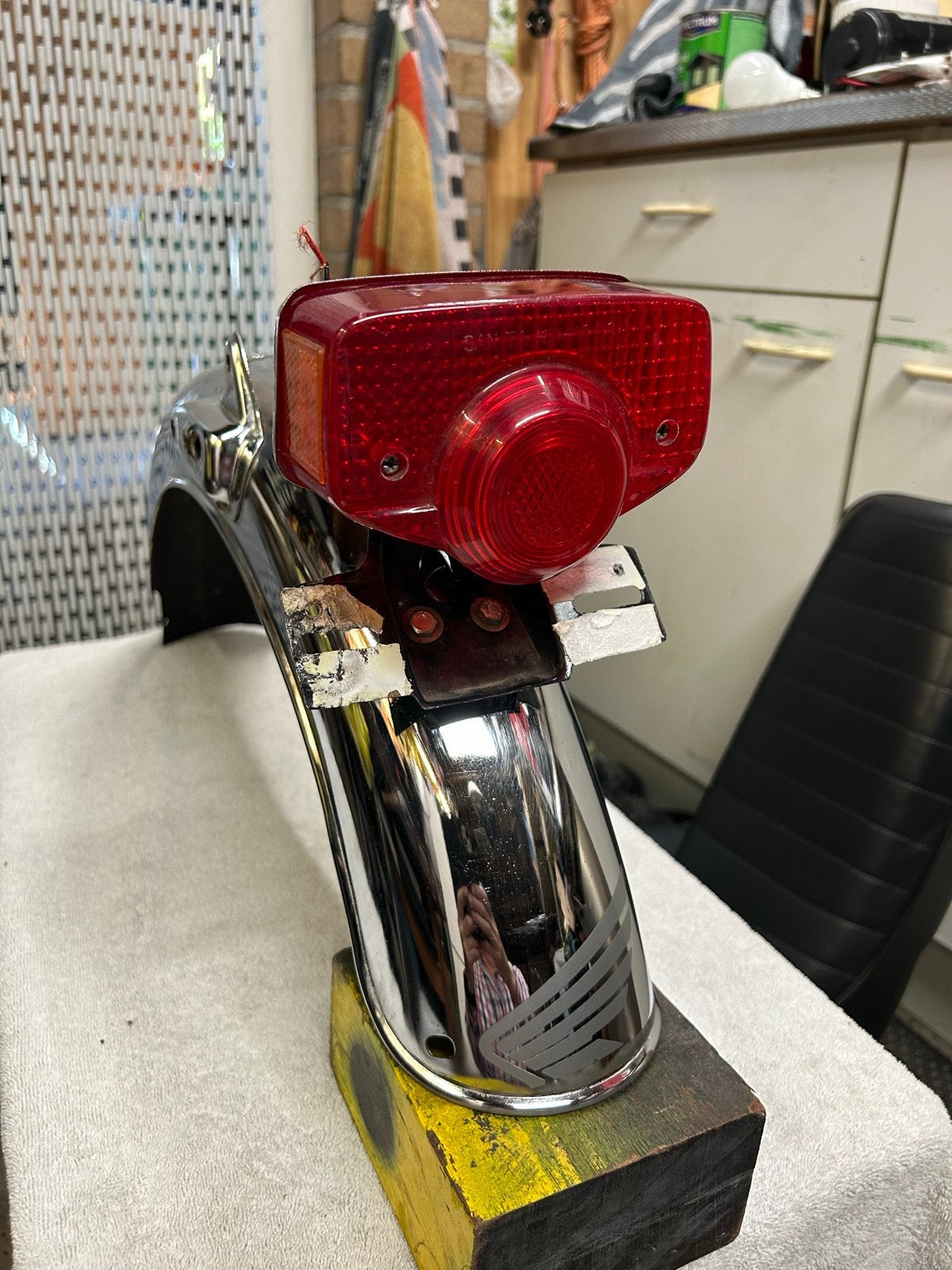 Achterspatbord  Honda cb50/cb50j met achterlicht, Ophalen of Verzenden, Nieuw, Overige modellen