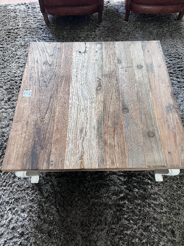 Salontafel, Huis en Inrichting, Ophalen, 100 tot 150 cm, Vierkant, 50 tot 100 cm