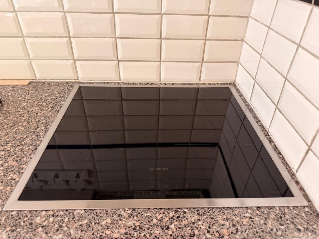 Bosch exclusiv inductie kookplaat, Ophalen, Gebruikt, 4 kookzones, Inbouw