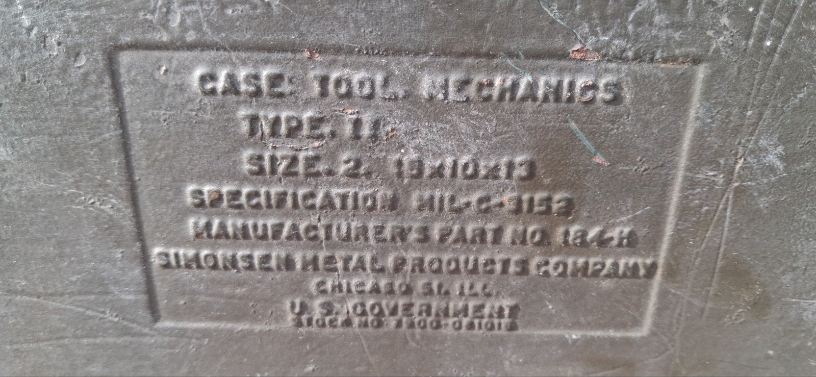 Amerikaanse US WO2, voertuigen gereedschapskist, Ophalen of Verzenden, Landmacht, Amerika, Kist of Geocache