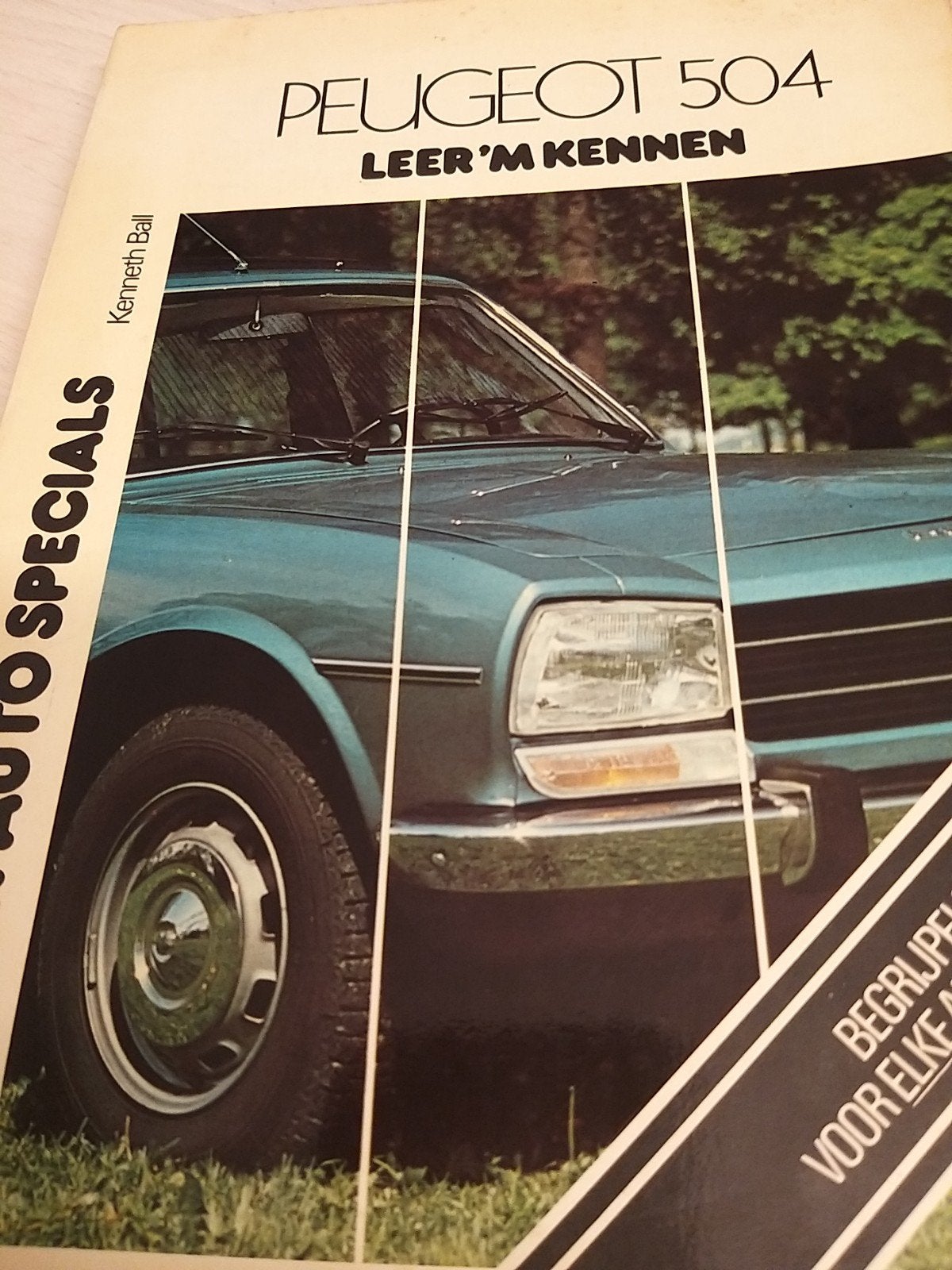 vraagbaak Peugeot 504 óók de luxe 504 Ti schuifdak automaat, Ophalen of Verzenden