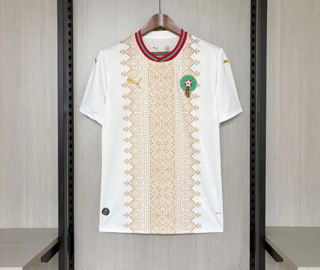 Marokko uit shirt 2026, Sport en Fitness, Voetbal, Maat XL, Ophalen of Verzenden, Zo goed als nieuw, Shirt