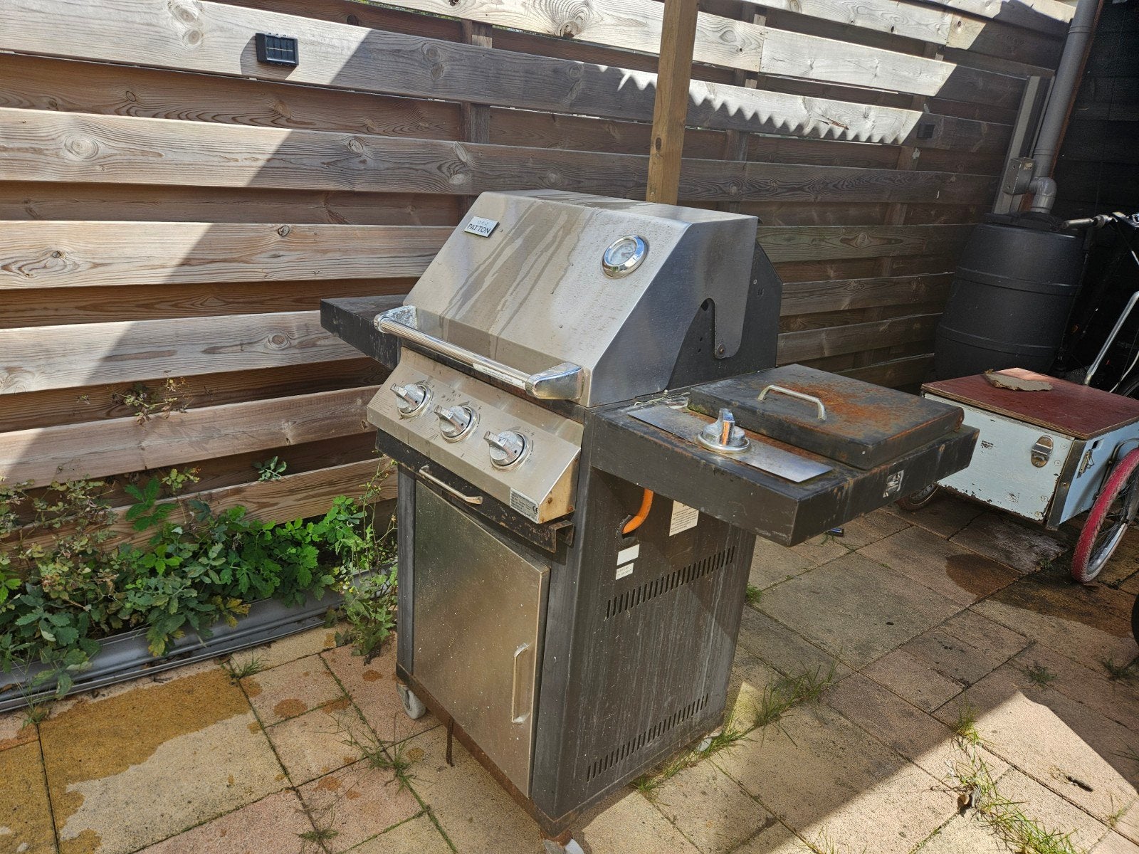 gas barbecue, Ophalen, Gebruikt, Patton