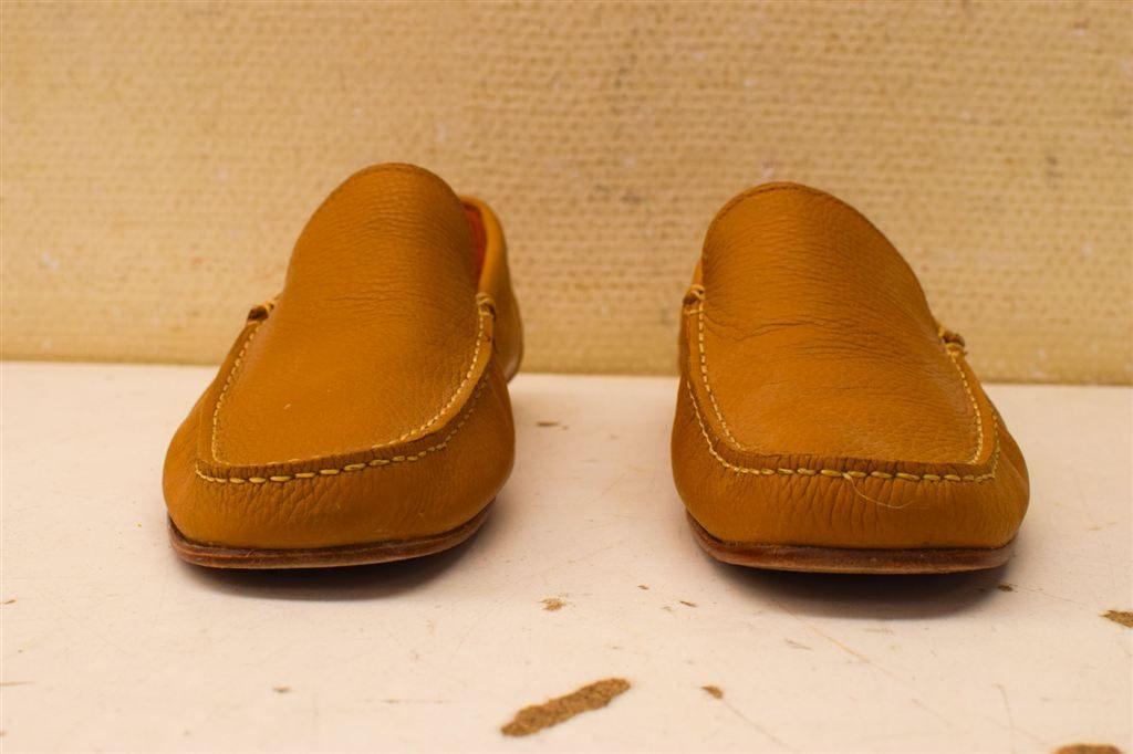 Jakhar instappers 50283, Kleding | Heren, Sokken en Kousen, Ophalen of Verzenden, Gedragen, Maat 43 t/m 46, Bruin