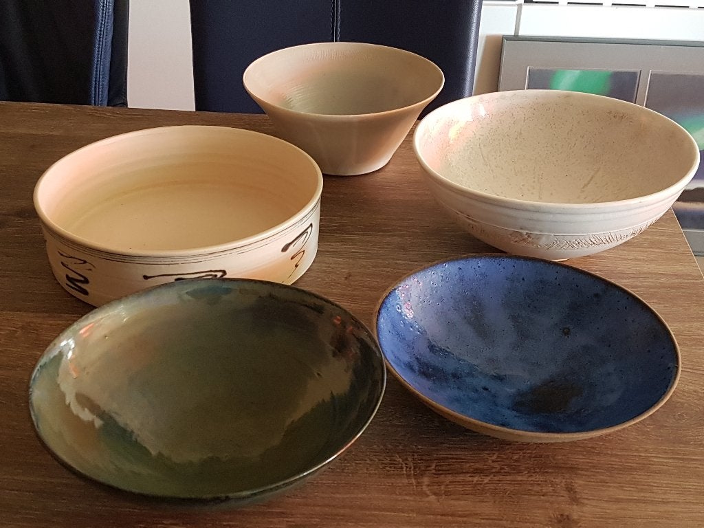 Schalen van de pottenbakker, Ophalen, Porselein of Keramiek, Schaal, Rond