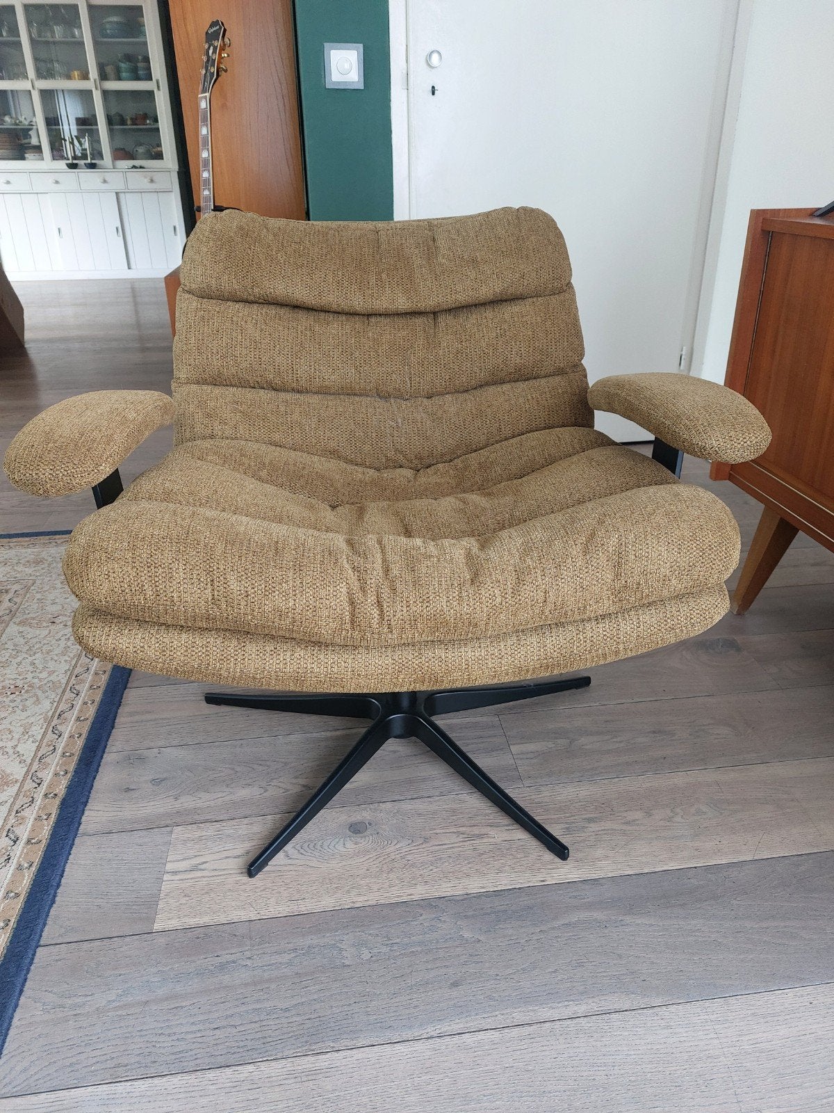 Fauteuil te koop, Ophalen of Verzenden, Zo goed als nieuw, 75 tot 100 cm, 50 tot 75 cm