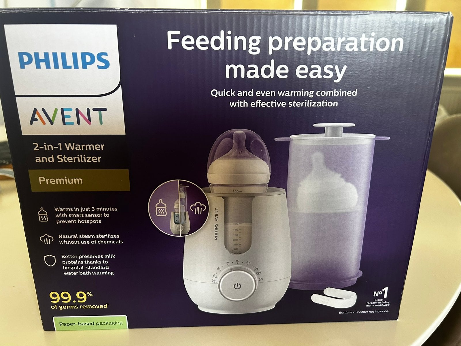 Philips Avent warmer and sterilizer for baby’s essentials, Ophalen of Verzenden, Nieuw, Flessen- of potjesverwarmer, Philips Avent