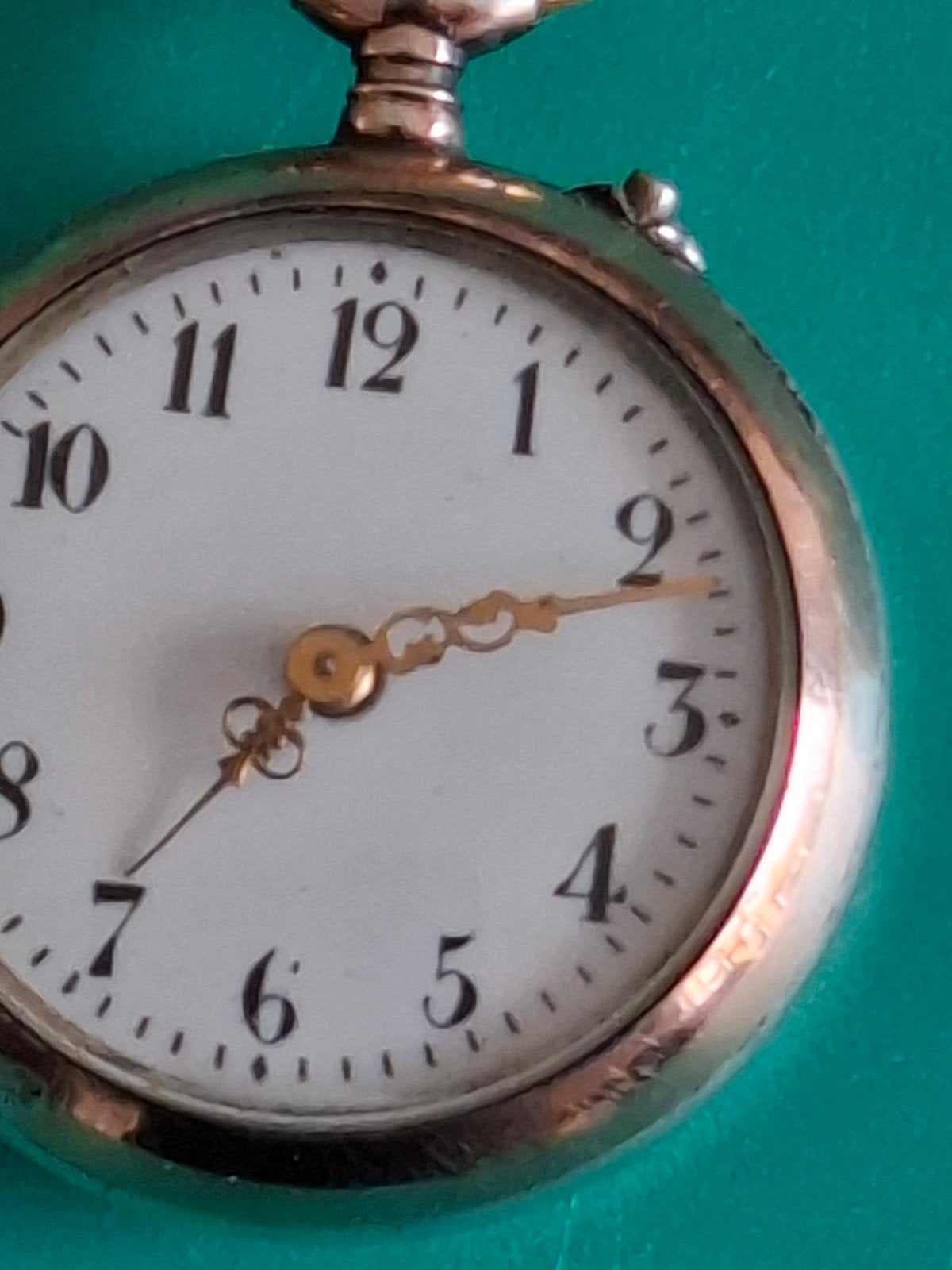 Antiek Zilveren Zakhorloge - 0.800 Zilver, Ophalen of Verzenden, Zilver