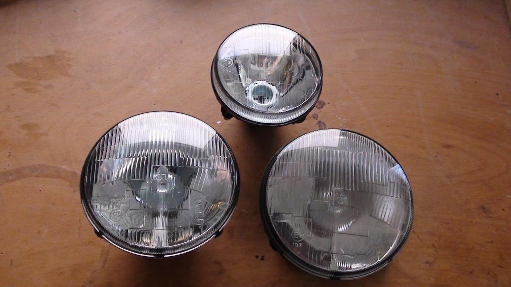 Elma Koplampen Fiat 131/Ritmo/Lancia Delta, Auto-onderdelen, Verlichting, Verzenden, Gebruikt, Lancia