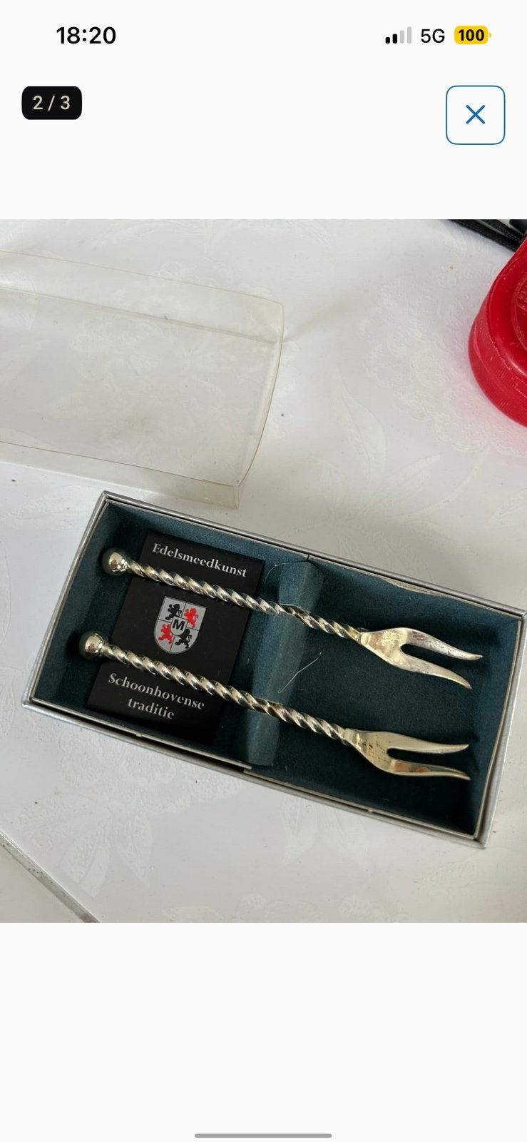Edelsmeedse vetzelverde vorkjes schoonhovense, Ophalen