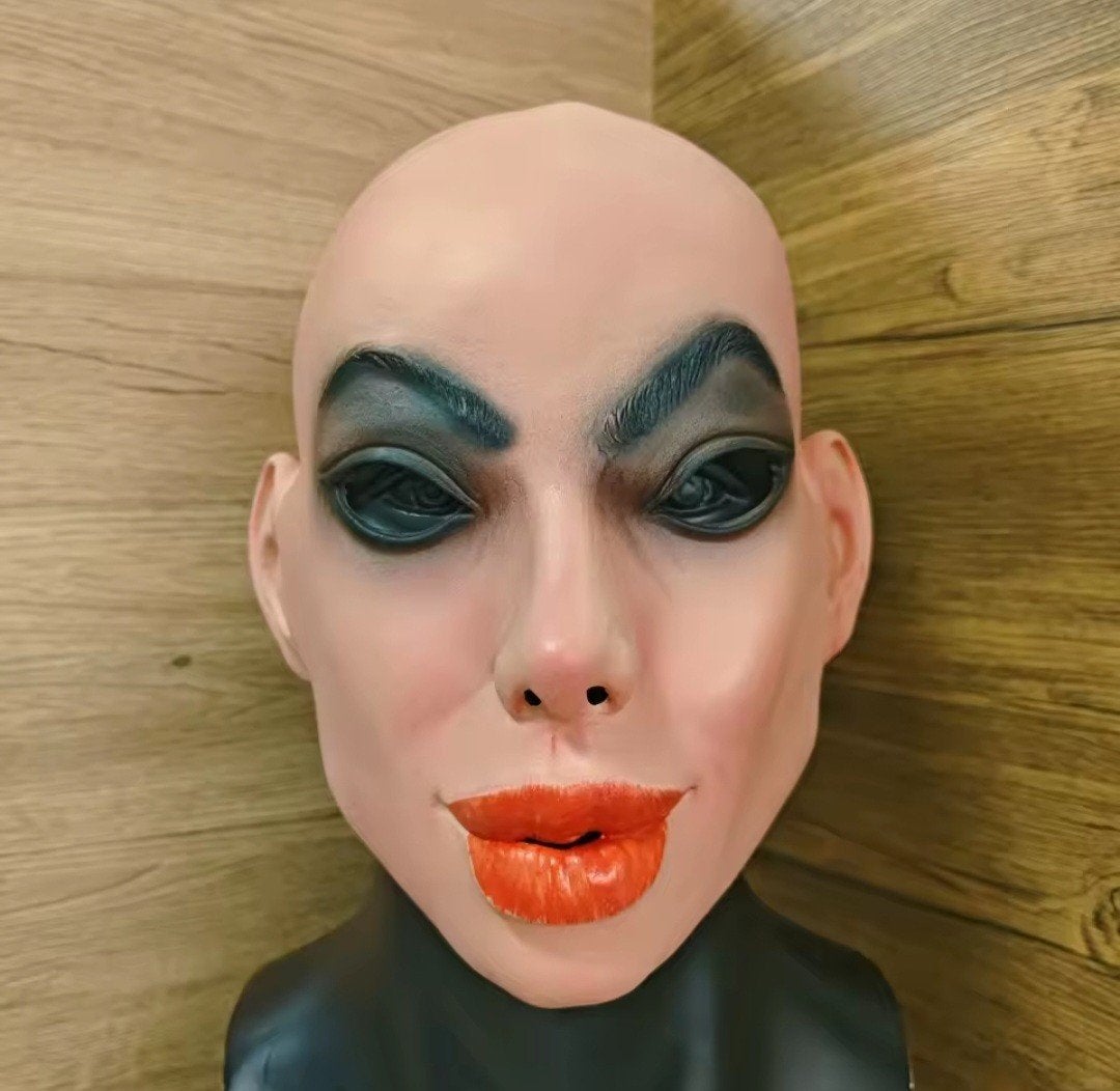 Realistische Vrouwen Masker met Make-up, Verzenden, Nieuw