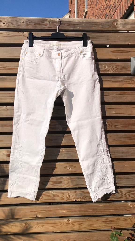 Leuke witte broek Betty & Co maat 44!, Kleding | Dames, Ophalen of Verzenden, Zo goed als nieuw, Wit, W33 - W36 (confectie 42/44)