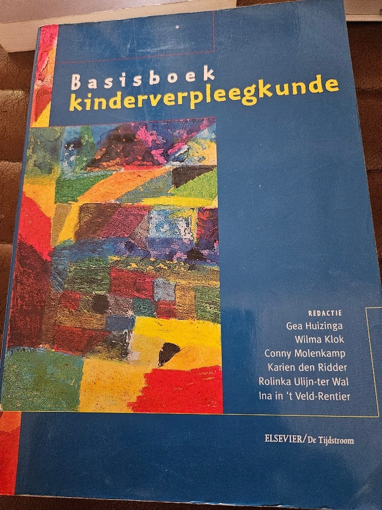 Basisboek kinderverpleegkunde, Boeken, Ophalen of Verzenden, Beta, Zo goed als nieuw, Niet van toepassing