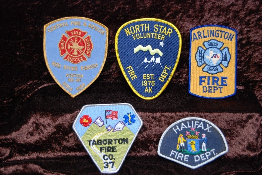 Badge Brandweer Amerika, Ophalen of Verzenden, Overige soorten, Amerika, Embleem of Badge