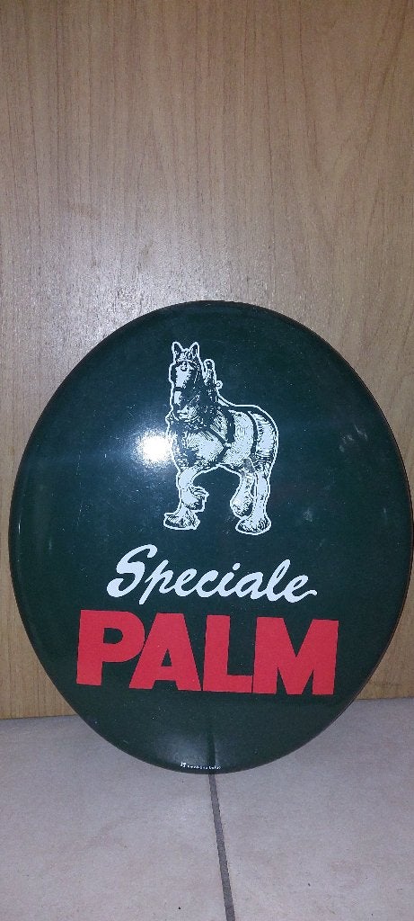 (Emaillerie Belge) Palm bier, Ophalen of Verzenden, Nieuw, Reclamebord, Plaat of Schild, Palm