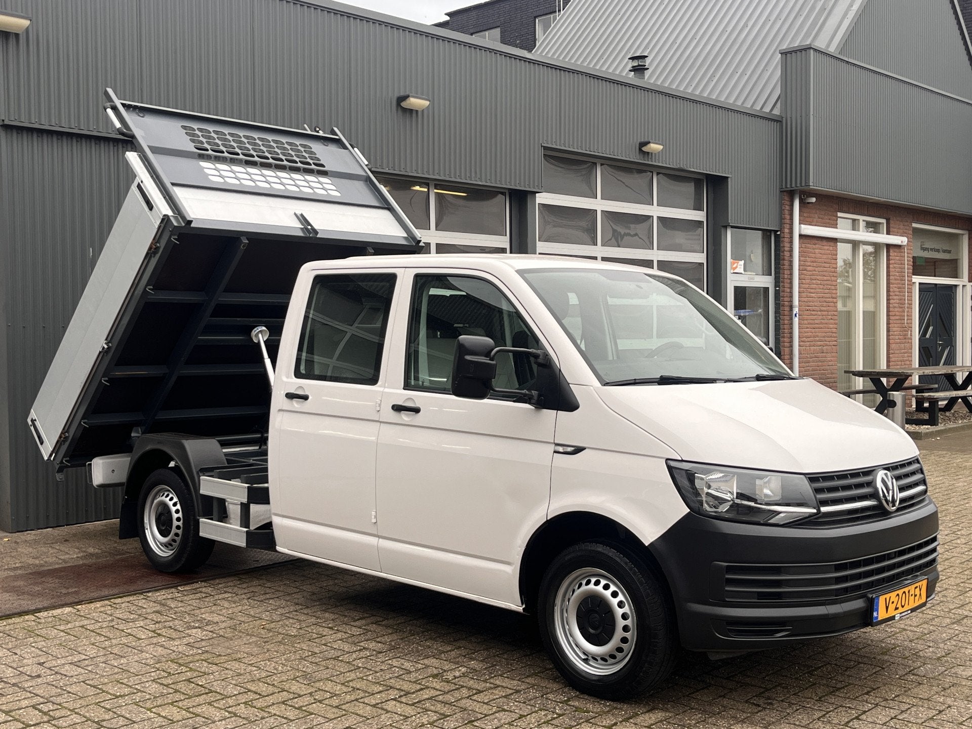 Volkswagen Transporter 2.0 TDI L2H1 DC Kipper open laadbak A, Auto's, 15 km/l, Gebruikt, 4 cilinders, Volkswagen