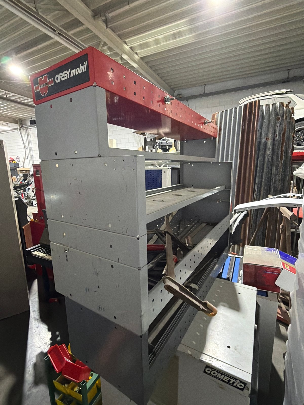 Bedrijfswageninrichting Würth ORSYmobil 111x95x38 cm, Ophalen