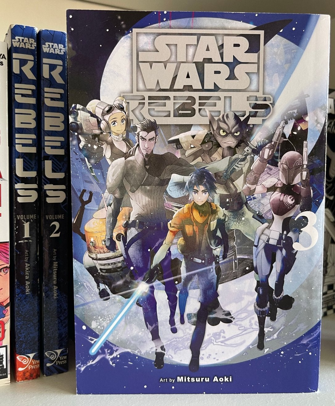 Star Wars Rebels Manga Deel 1, 2 en 3 - Mitsuru Aoki, Ophalen of Verzenden, Zo goed als nieuw