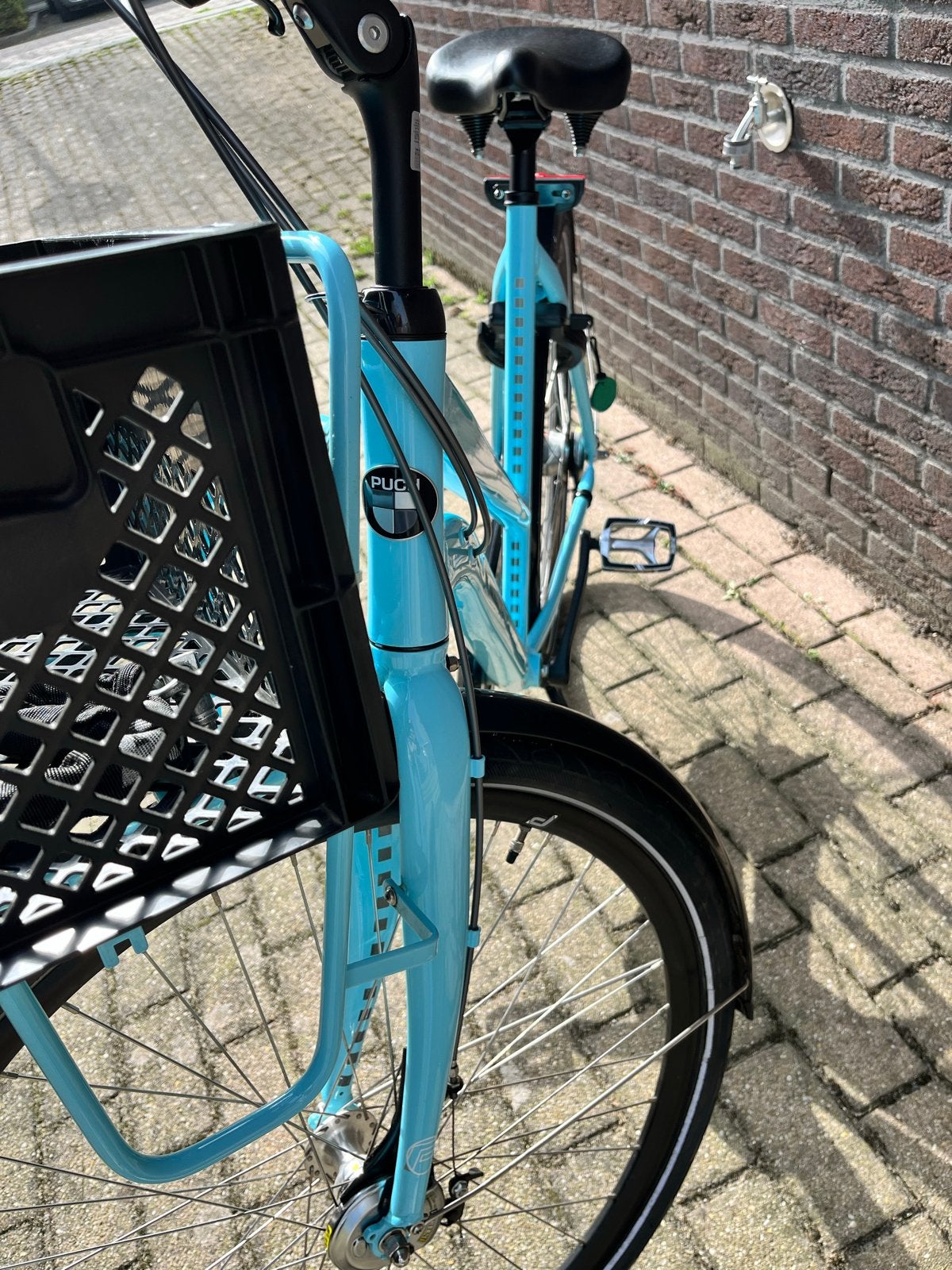 Sportieve en leuke Puch stadsfiets in goede staat, 53 tot 56 cm, Versnellingen, Zo goed als nieuw, Schijfrem