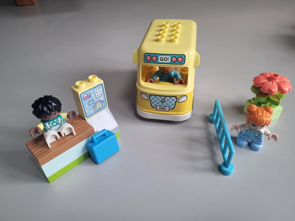 Lego duplo Het busritje - 10988, Overige thema's, Compleet, Ophalen of Verzenden, Zo goed als nieuw