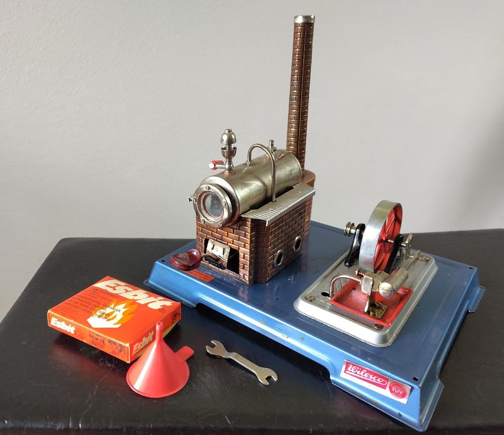 Wilesco D8 stoommachine, Ophalen of Verzenden, Gebruikt