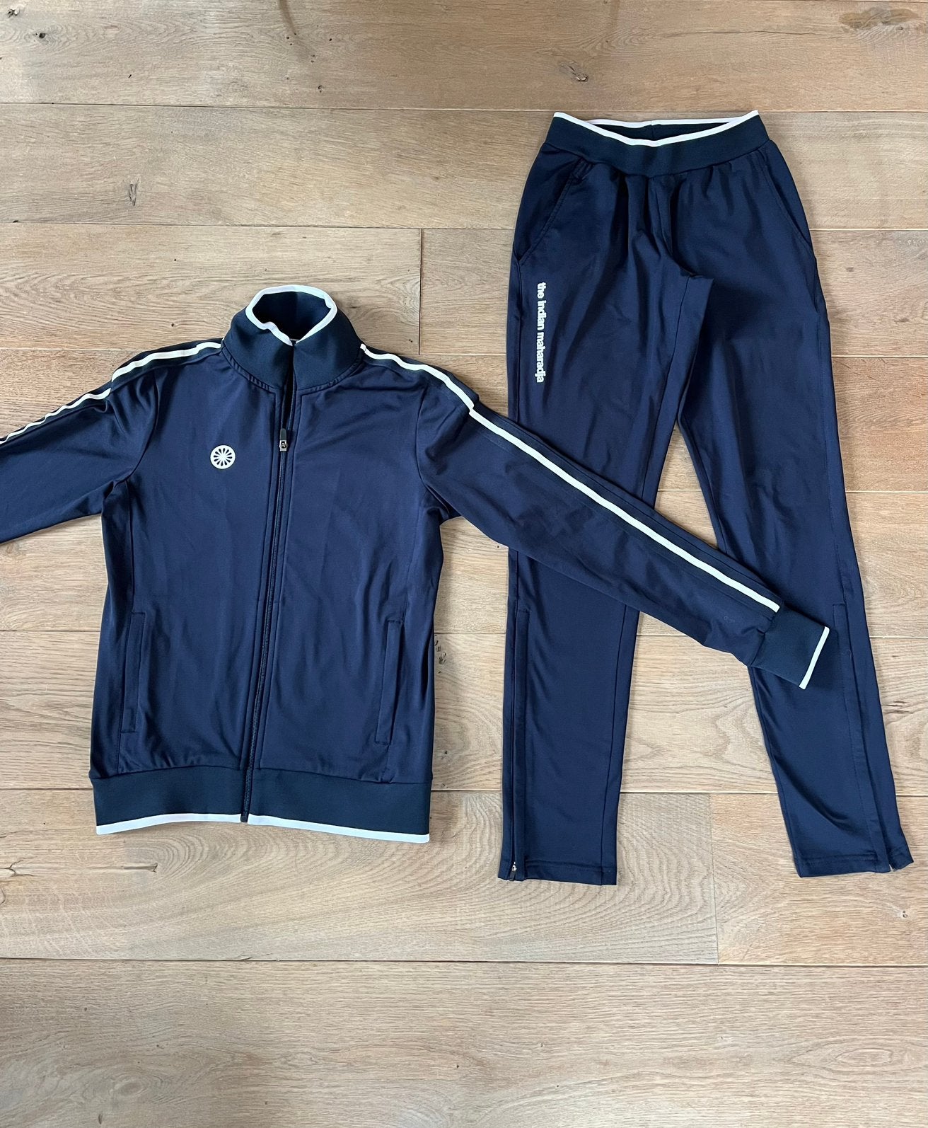 Indian Maharadja trainingspak maat XS, nieuwstaat, Blauw, Overige typen, Ophalen of Verzenden, Zo goed als nieuw