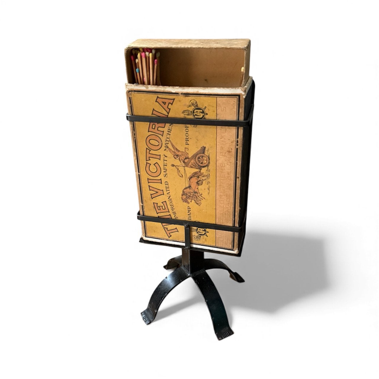 Vintage Openhaard Luciferhouder - The Victoria, Antiek en Kunst, Antiek | Overige Antiek, Ophalen of Verzenden