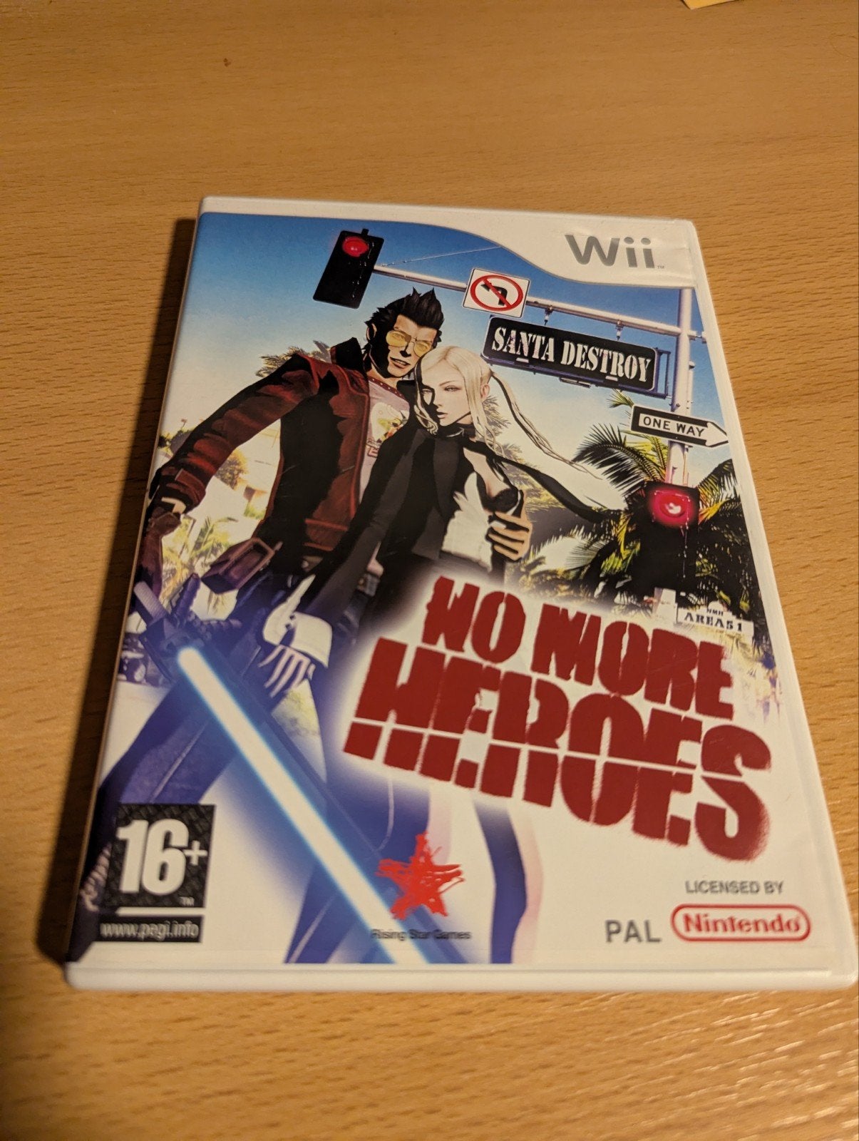 No More Heroes - Nintendo Wii (PAL), Spelcomputers en Games, Games | Nintendo Wii, Avontuur en Actie, Gebruikt, 1 speler, Eén computer