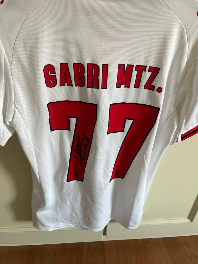 Matchworn/issued gesigneerd shirt Braga, Ophalen of Verzenden, Zo goed als nieuw, Buitenlandse clubs, Shirt