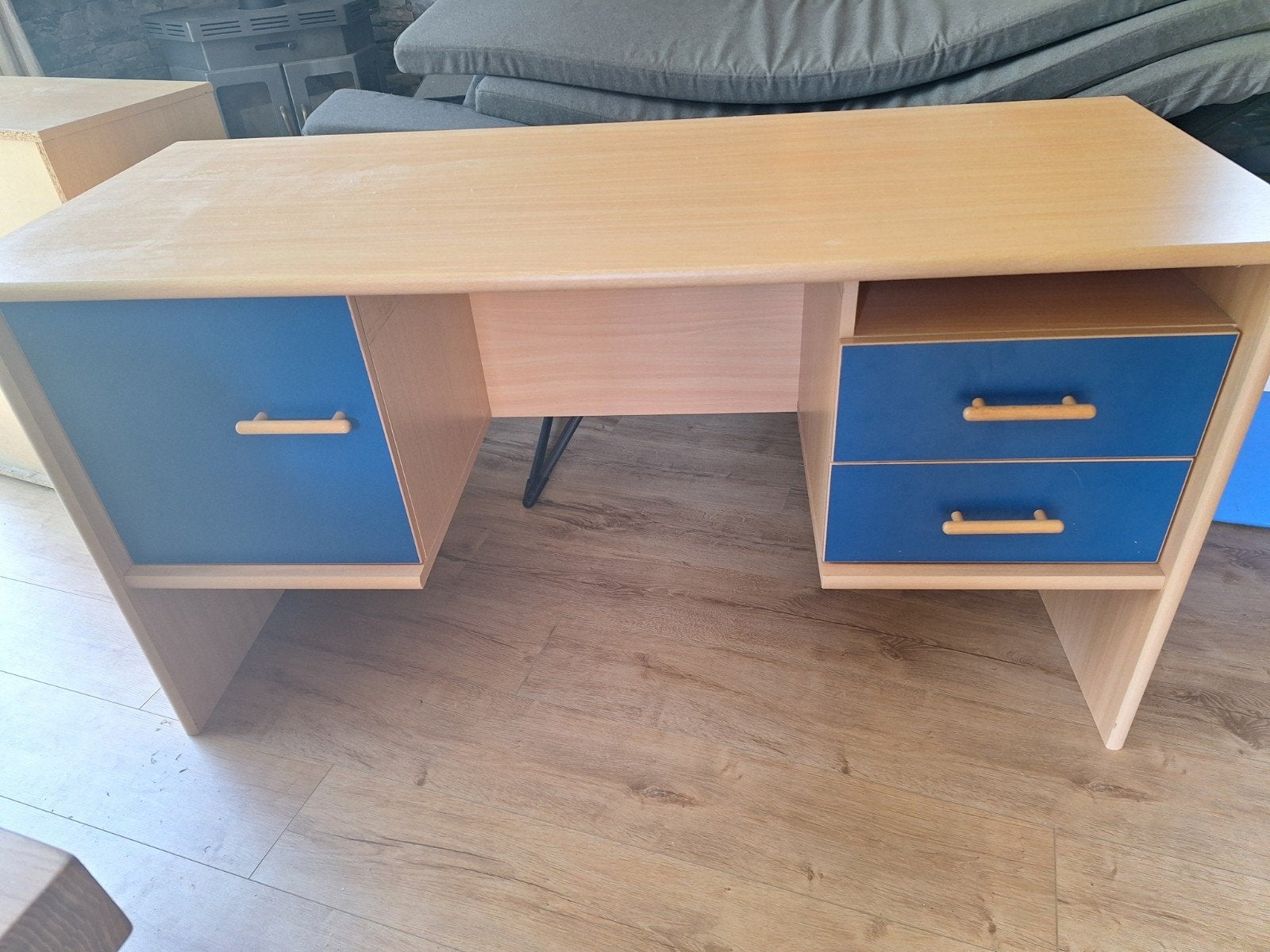 bureau, Huis en Inrichting, Ophalen, Gebruikt, 100 tot 150 cm, 3 of 4 laden