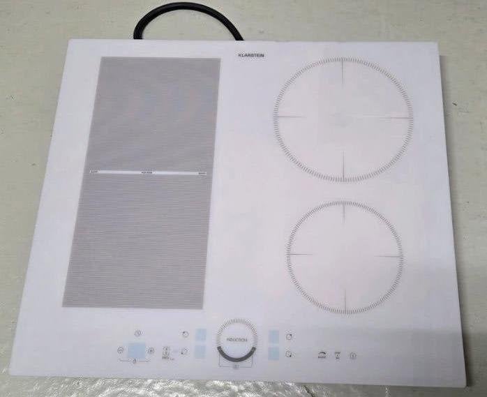 Klarstein Delicatessa 60cm Inductie Kookplaat 4 Pits Wit, Witgoed en Apparatuur, Nieuw, Inbouw, Inductie, 4 kookzones